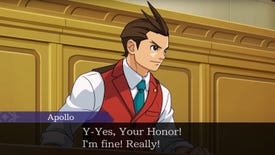 Apollo Justice in Apollo Justice: Ace Attorney, one of a trilogy coming to PC.